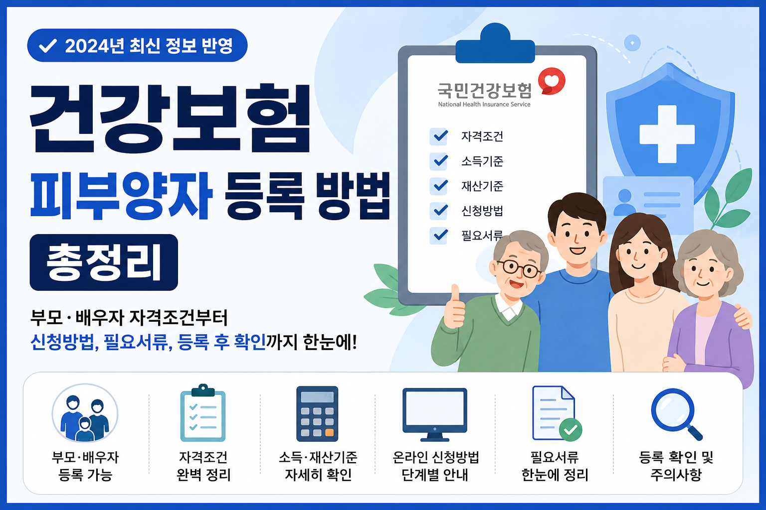 건강보험 피부양자 등록 방법