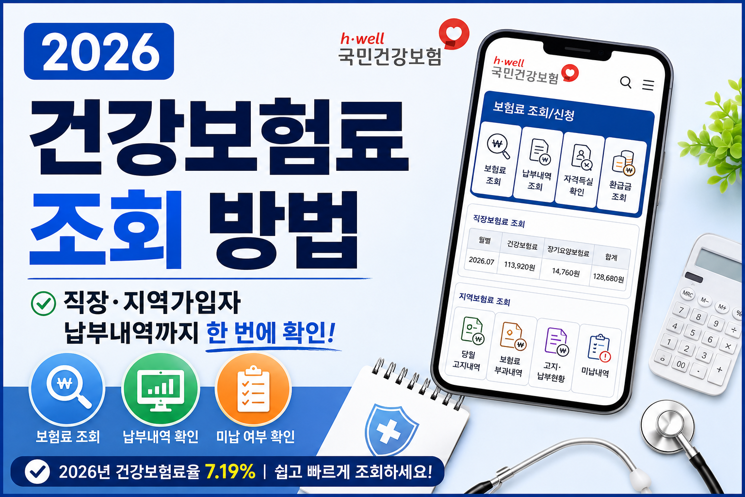 2026 건강보험료 조회 방법